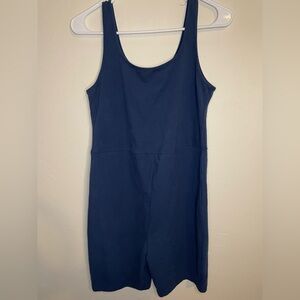 SHEIN Basics Women’s Romper Tank Top Romper Blue Size Medium NWT